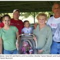 Kyle Hill family, Brenda Stewart and husband