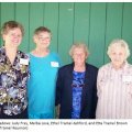 Judy Frey, Melba Love, Ethel Ashford, and Etta Brown