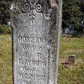 Headstone of Roxzanna Bailiff Clayborn (Alexandria Eastview Cemetery, DeKalb Co, TN)