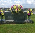 Headstone of Hebron & Frances Bandy (Whorton Springs Cemetery, DeKalb Co, TN)