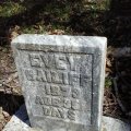 Headstone of Evey Bailiff (Alexandria Eastview Cemetery, DeKalb Co, TN)