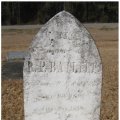 Headstone of Robert P. Bailiff, son of Robert Bailiff and grandson of William and Mary Bailiff (Clear Creek Cemetery, Jachin, Choctaw Co, Alabama)