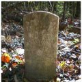 Headstone of infant son of Ike Cummings and wife, Nancy Bailiff Cummings  (Barnes Cemetery, DeKalb Co, TN)