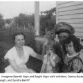 Imogene Barrett Hays and Bright Hays with children, Danny Buterbaugh, Kathy Buterbaugh, and Sandra Bailiff