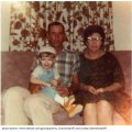 Kevin Bandy with grandparents, Charlie Bailiff and Codean Barrett Bailiff