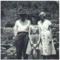 George Barrett, Sandra Bailiff, and Lovie Hale Barrett