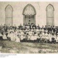 First Baptist Church, Alexandria, TN (circa 1892) with Columbus Allen Bailiff identified