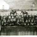 Dry Creek Baptist Church (circa 1910) with several members identiified