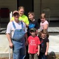 Kevin Bandy, Miles Strode, Ava Pack, Brenda Bandy, Dawson Bandy, and Ella Pack (Possum Hollow, 2015)