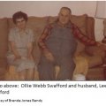 Ollie Webb Swafford and husband, Lee Swafford