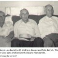 Joe Barrett with brothers, George and Pete Barrett