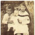 Charlie and Talpha Bailiff holding sister, Mairene Bailiff (circa 1919)