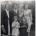 Marie Walker, Charlene Jones, Magnolia Jones Walker, Emerson Jones holding Bill Jones, Jewel Adcock Jones