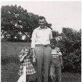 Emerson Jones with children, Ann and Bill Jones