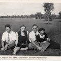 "unidentified", Magnolia Jones Walker, "unidentified", and Glenna Jean Walker (?)