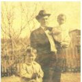 Dr. Henry Carroll Bailiff with nephews, Jack Tunnell and Frank Darr Tunnell (1920)