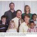 Zack Carter, Lexi Carter, Chris Carter, Linda Shrader Carter, Braedon Seth Carter, Kaelyb Carter with Lanny and Tamika Carter standing (2009)