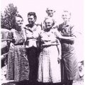 Eula Bailiff Madden, Verna Bailiff Nix, Corine "Dutch" Bailiff Graham, Ben Bailiff, Ethel Bailiff Graham.