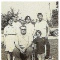 Eleanor Holton Bailiff, James Bailiff Sr., Carol Bailiff, James Bailiff Jr., Rose Bailiff, and William Bailiff