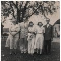 Grace Betker Bailiff, James Bailiff Sr., Eleanor Holton Bailiff, Ina Barnum Holton, and Melvin Holton