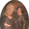 Olive Kruegar and mother, Lillie Mae Davis Bailiff Kruegar