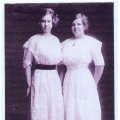 Edith May Bailiff and sister, Dewey Bridgeman Bailiff