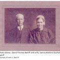 David Thomas Bailiff and wife, Sarina Adeline Slusher Bailiff