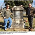 Kevin Bandy and Claude Wayne Coke at the Alexandria Eastview Cemetery