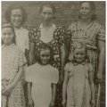 Odell Pedigo, Frances Pedigo, Lorene Pedigo, Effie Agnes Buckner Pedigo, Myrtle Pedigo Johnson, Kansas Pedigo Brazier