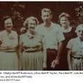 Gladys Bailiff Robinson, Lillus Bailiff Taylor, Paul Bailiff, Lola Bailiff Elledge Adkins, and Alma Bailiff Hale