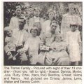 Haskel Tramel, Dennis Tramel, Myrtle Tramel, Julia Tramel, Ruby Tramel, Ethel Tramel, Beatrice Tramel, Ernest Tramel, Velma Tramel, and Nancy Tramel