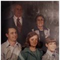 Gary Mullican, Betty Barrett Mullican, Donnie Mullican, Alvie Mullican, and Fannie Tramel Mullican