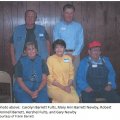 Carolyn Barrett Fults, Mary Ann Barrett Newby,  Robert Donnell Barrett, Hershel Fults, and Gary Newby