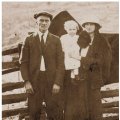 William Isaac Elledge, Lola Bailiff Elledge, and Louise Elledge