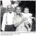 James Rodney "Dunk" Cook and Sarah Milstead Cook holding Barbara Jo Durso