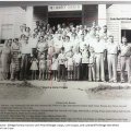 Elldge family reunion with Pearl Elledge Cripps, Livie Cripps, and Lola Bailiff Elledge identified