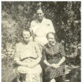 Amanda Tramel Bailiff, Alma Tramel Keaton, and Sallie Tramel Taylor