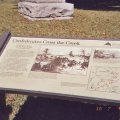 Confederates crossing the creek at Reeds Bridge